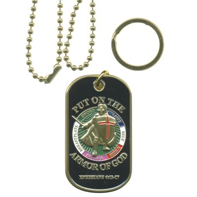 Armor of god dog tags online