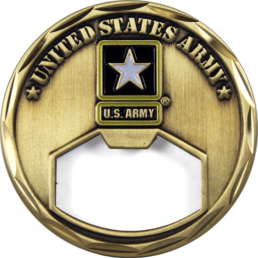 EAGLE CREST INC Military Branch Collectible Challenge Coin U.S Army With Emblem And Credo