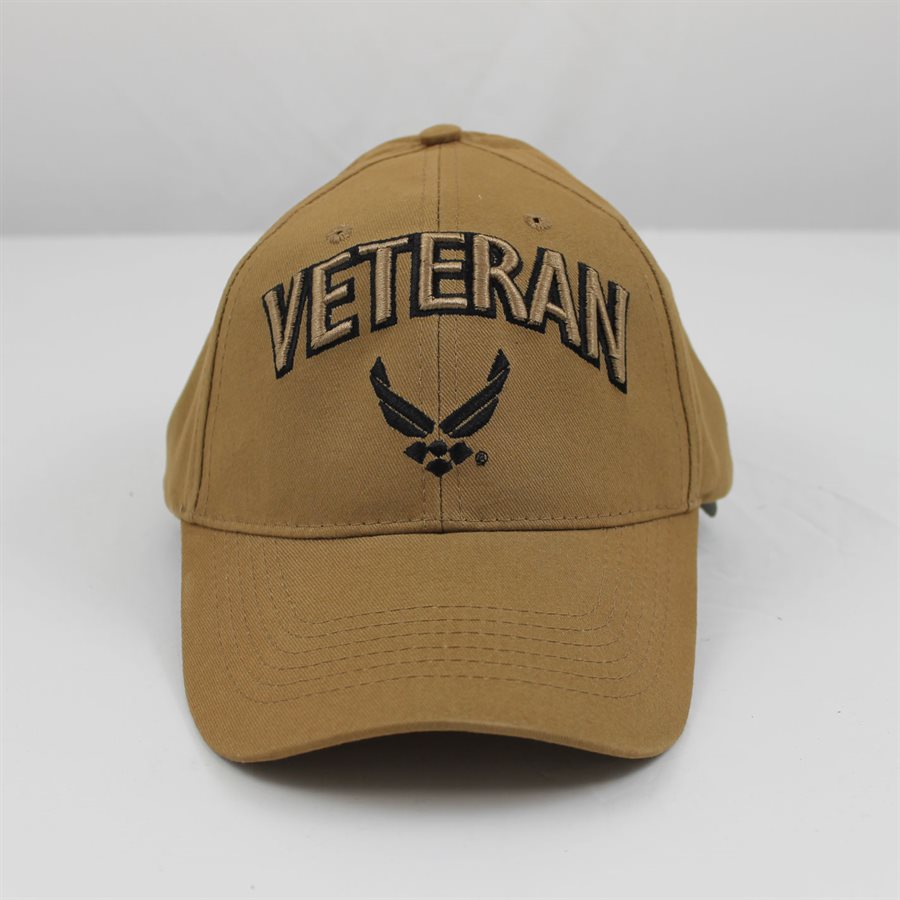 EAGLE CREST U.S. Army Veteran Baseball Hat, Coyote Brown