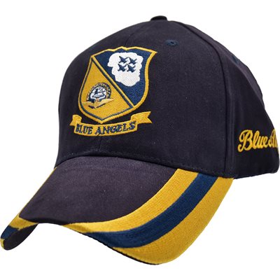 CAP-BLUE ANGELS (DKN CAP W / YELLOW ON VISOR) (DX) 20 !