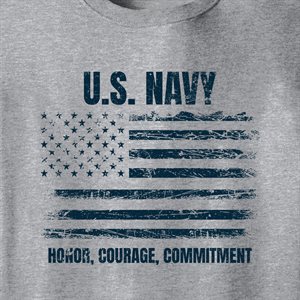 T / U.S. NAVY HONOR COURGAE COMMITMENT FLAG@