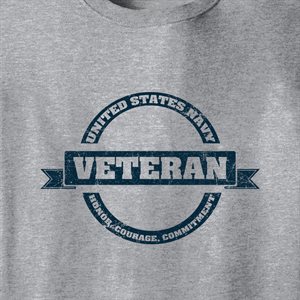T / NAVY VETERAN HONOR COURAGE