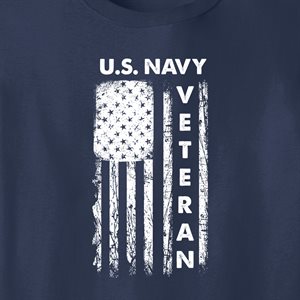 T / NAVY VETERAN FLAG WHITE@