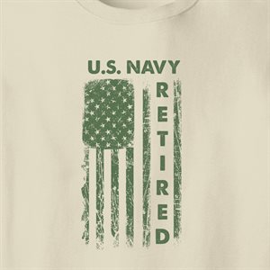 T / NAVY RETIRED FLAG@