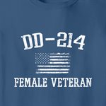 TRA-DD-214 FEMALE VETERAN