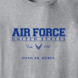 T / AIR FORCE EST1947 OSAN AB, KOREA@