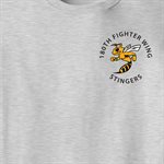 T / 180TH FIGHTER WING STINGERS BLACK LEFT CHEST / SLEEVE