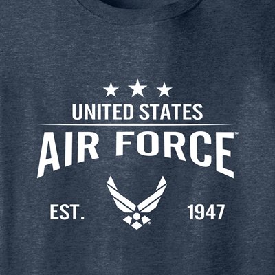 T / USAF EST. 1947 WITH STARS@