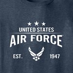 T / USAF EST. 1947 WITH STARS@