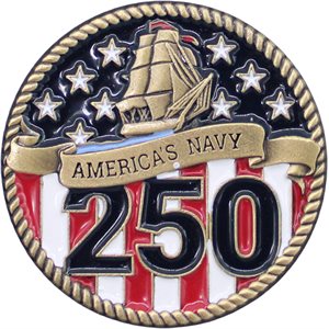 PIN / NAVY 250TH @