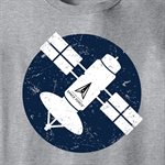 T / SPACE FORCE LOGO CIRCLE W / SATELLITE