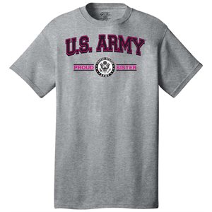 TEE-3852 ARMY PROUD SISTER SGY-SM (50M)