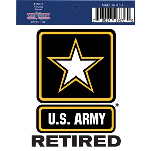 DEC- ARMY STAR / RETIRED (USA MADE)