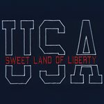 EMB- USA SWEET LAND OF LIBERTY (FULL FRONT)