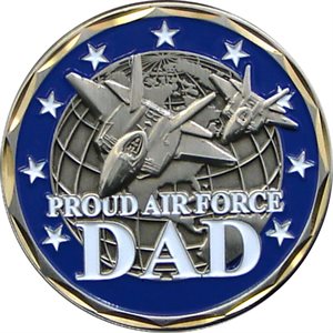 COIN-PROUD AIR FORCE DAD[LX]