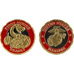 COIN-MARINES FIRST STRIKE DEADLY USMC MADE 