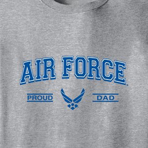 T / AIR FORCE PROUD DAD (BLUE) 