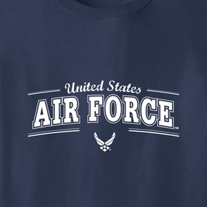 T / US AIR FORCE W / HAP (WHT)