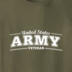 T / ARMY VETERAN ARCH WHITE@