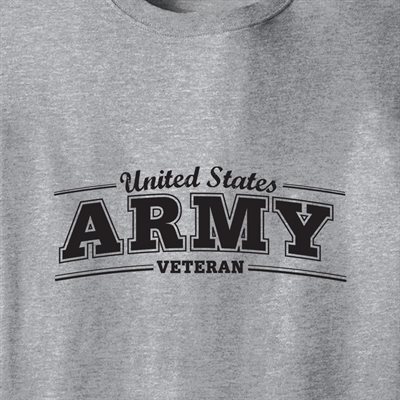 T / UNITED STATES ARMY VETERAN (BLK) 