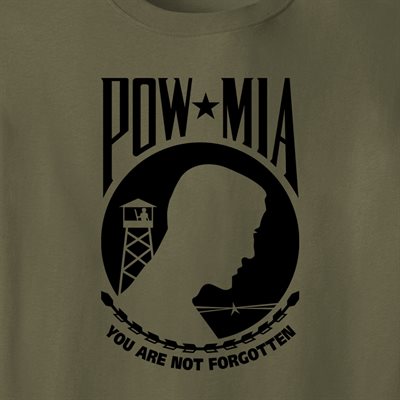 T / POW MIA / NOT FORGOTTON (BLK)