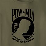 T / POW MIA / NOT FORGOTTON (BLK)