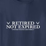 T / AIR FORCE RETIRED NOT EXPIRED (WHT) 