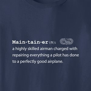 T / MAINTAINER DEFINITION (WHITE)