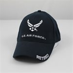 CAP-U.S. AIR FORCE RET. W / HAP LOGO,3LOC (DKN BRSH-[LX]**SRI**