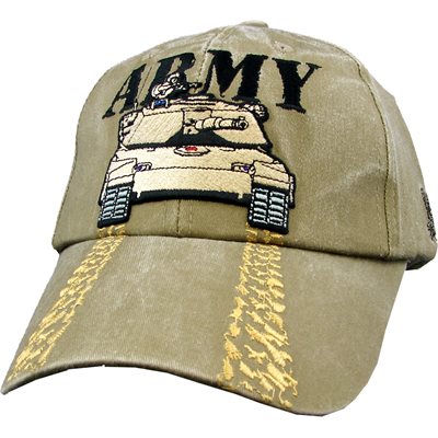 CAP-ARMY W / TANK