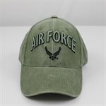 CAP-AIR FORCE W / LOGO 3-D TEXT OD