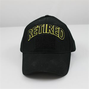 CAP- RETIRED (BLACK / H / L )[DX19]