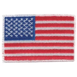PAT- AMERICAN FLAG (H&L) 1.5 x 2.5 SMALLER
