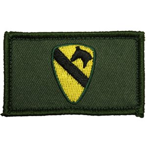 PAT- 1ST CAVALRY ODGRN (H&L) 1.5 x 2.5 @ DX26