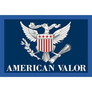 PAT-AMERICAN VALOR DISTRESSED EAGLE (BLUE)H&L 2X3"