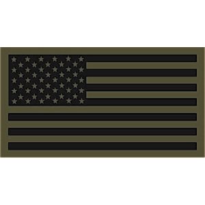 PIN-AMERICAN FLAG (ODGRN)[DX19]