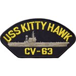 W / USS KITTY HAWK(CV-63) (LX)@
