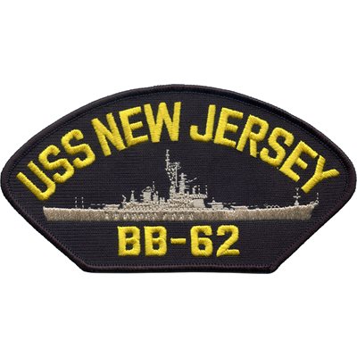 W / USS NEW JERSEY (BB-62) @