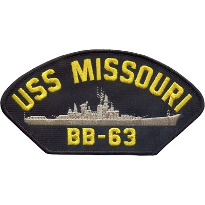 W / USS MISSOURI(BB-63] (NEX) (@