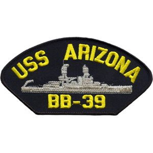 W / USS ARIZONA BB-39 (LX)
