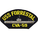 W / USS FORRESTAL CVA-59 (LX)
