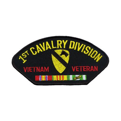 W / 1ST CAVALRY DIV VIETNAM(BLK. (LX)