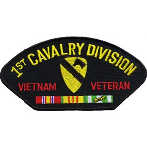 W / 1ST CAVALRY DIV VIETNAM(BLK. (LX)